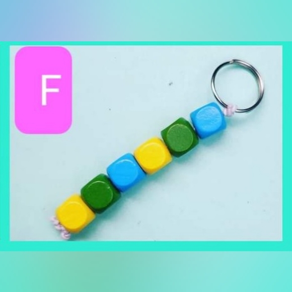 Wooden Bead Keychains - Picture 7 of 7